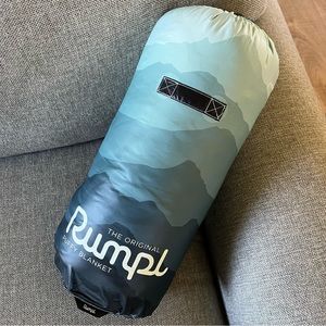 Rumpl blanket green Cascade Fade